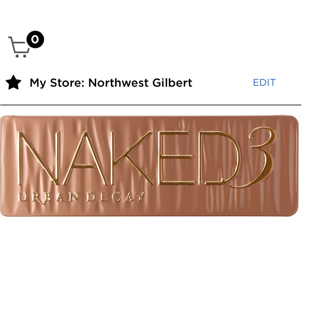 Urban Decay Naked3 Palette in Rose Gold